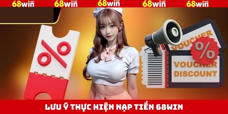 Nạp Tiền 68Win - Hướng Dẫn Thao Tác An Toàn, Thuận Lợi 4 Những điều cần lưu ý khi nạp tiền tài khoản 68Win thành công