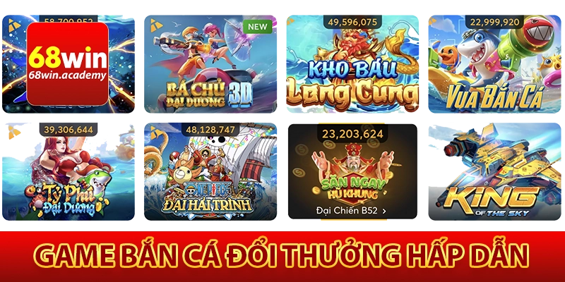 68Win – Nhà Cái Cá Cược Uy Tín Hàng Đầu Châu Á | Tặng 86K 21 Game bắn cá đổi thưởng