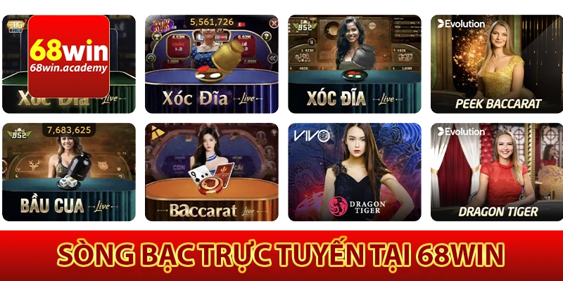 68Win – Nhà Cái Cá Cược Uy Tín Hàng Đầu Châu Á | Tặng 86K 20 Sòng bạc trực tuyến tại 68Win